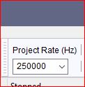 Set sample rate